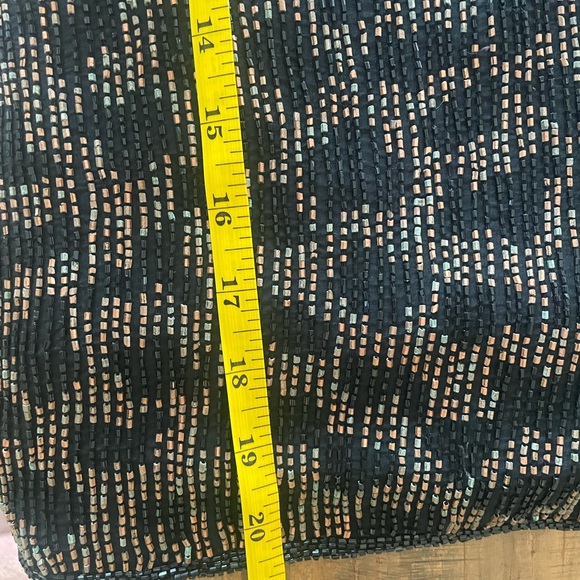 VINTAGE Stenay 100% silk Leopard print beaded crew neck short sleeve top - Picture 9 of 12